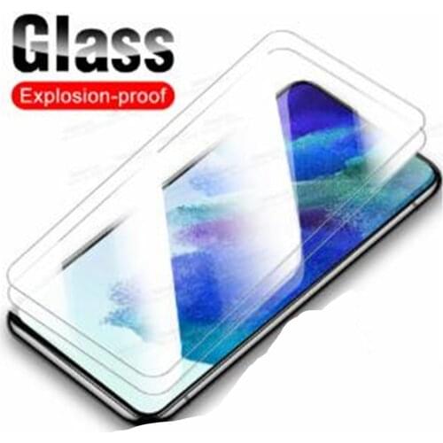 For Samsung Galaxy S21 FE Glass Tempered Glass S21FE S 21 Fan Edition SM-G990B 6.41" Screen Protector Protective Cover Film
