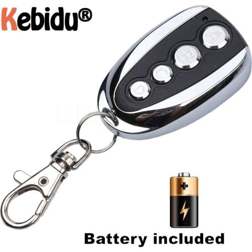 Universal ABCD Key Control 433.92MHZ Remote Cloning 4 Channel Auto Car Garage Door Duplicator Rolling Code With Keychain