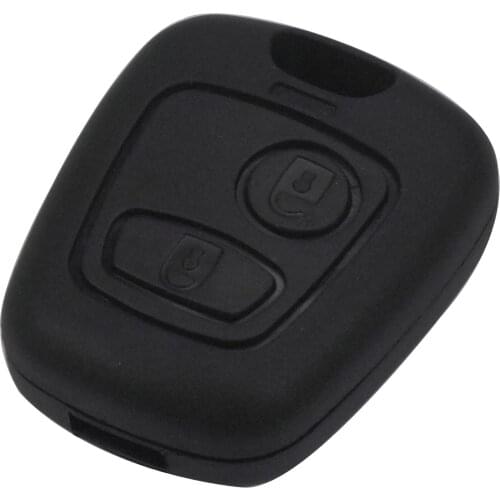Bilchave 2 Button Remote Car Key Case Shell Cover Fob Replacement For Citroen C1 C4 For Peugeot 107 207 307 407 206 306 406