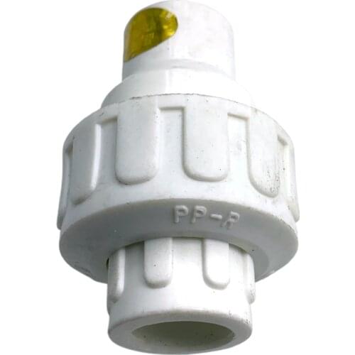 1pc 20mm PPR Check Valve Shutoff Valve PPR Pipe Adapters Tube Plastic White
