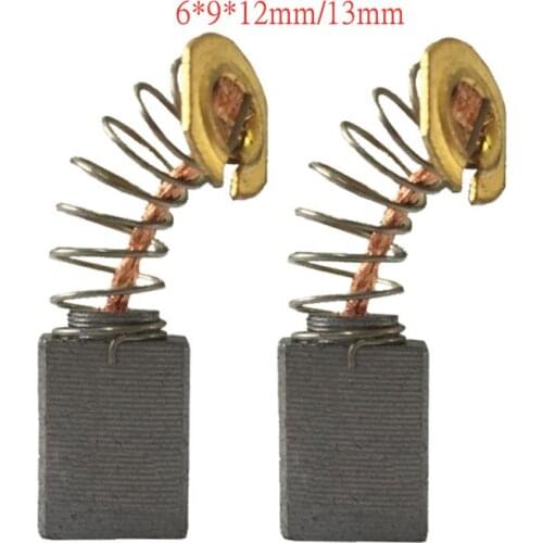 10Pcs Carbon Brush 6*9*12mm 13mm Replace For Angle Grinder CB 411 Power Tools Spare Parts Accessories