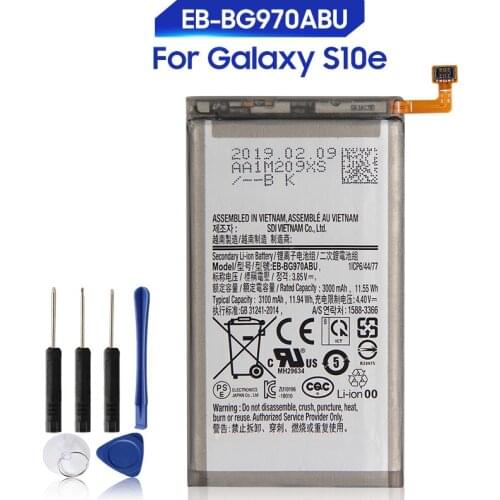 Original Samsung Battery EB-BG970ABU For SAMSUNG Galaxy S10e SM-G9700 S10E S10 E Genuine Phone Battery 3100mAh