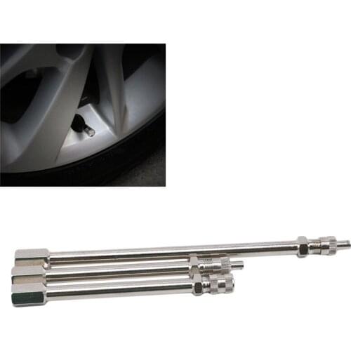 Car Auto Truck Brass Wheel Tire Valve Cap Tyre Stem Extension Pole Cap Extender Steamboat Inflation Valve Stems Automobiles Tool