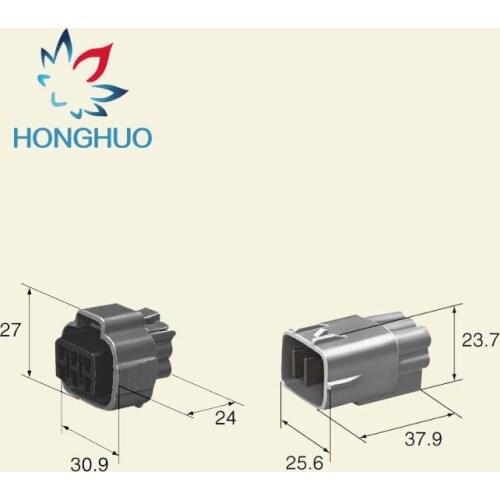 Free shipping 20 pcs 6 Pin Male & Female Connector waterproof electrical automotive for Sumitomo connectors 6189-0323 6188-0175