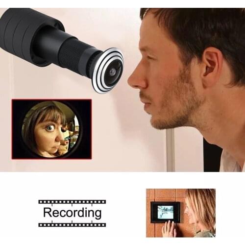 XMeye DC 5V Wireless HD 1080P Mini Door Camera Wifi Fisheye IP Camera Wide Angle Lens Network P2P Onvif Peephole Home Security