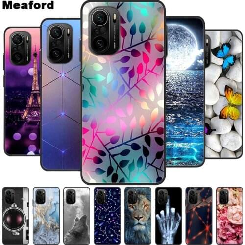 For Xiaomi POCO F3 Case Shockproof Soft silicone TPU Back Cover For Xiaomi POCO F3 POCOF3 Phone Cases POCO F3 NFC Cute Cartoon