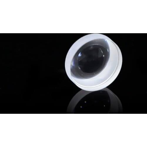 D12.7mmF-25mm Plano-Concave Lens Calcium Fluoride Material Pure White Glass High Precision Focusing Material