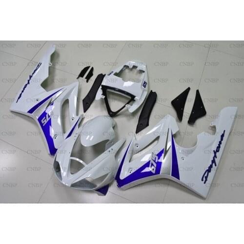 Daytona 2006 - 2008 Full Body Kits Daytona 2008 Fairings for Triumph 675 2007 Blue White Fairings
