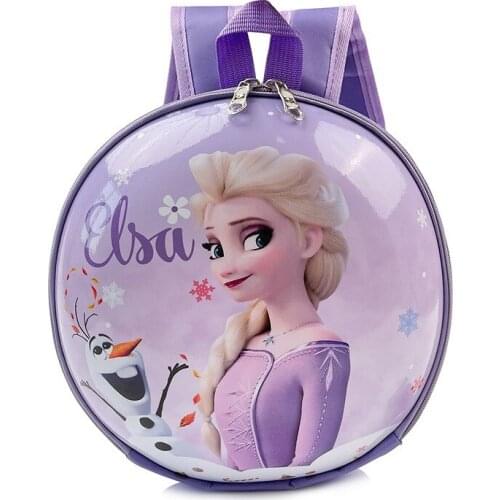 Disney cartoon kid shoulder bag Frozen backpack cartoon mini kindergarten baby girl backpack Elsa school bag