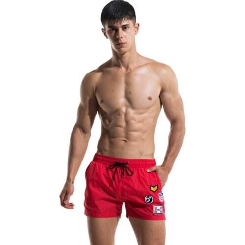 Desmiit Swimwear Mens Beach Shorts With Lining Quick Dry Bermuda Surf Swim Trunks Male Holiday Board Shorts