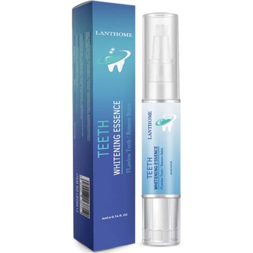 Portable 4ml Teeth Whitening Gel Pen Bleach Gel Effective Easy to Use