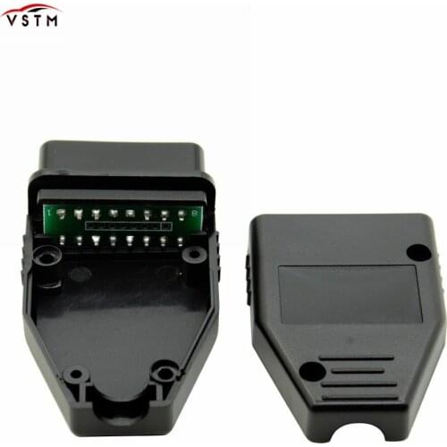 Factory price OBD Male Plug OBD2 16Pin Connector OBD II Adaptor OBDII Connector J1962 OBD2 Connector in stock Factory price OBD