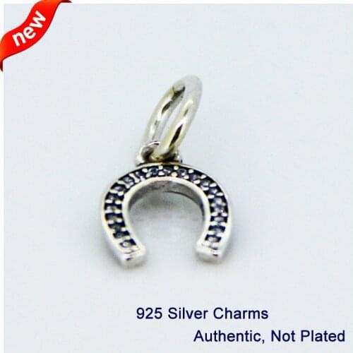 Compatible with Pandora Jewelry bracelets 100% 925 Sterling Silver Beads Newest Luck Dangle Charm DIY Making