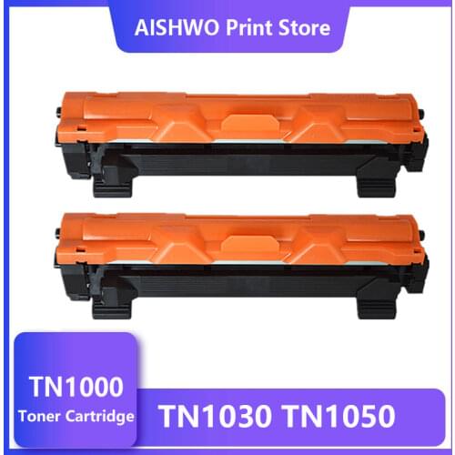 ASW 2pcs TN1000 toner cartridge compatible for Brother TN1030 TN1050 TN1060 TN1070 TN1075 HL-1110 1210 MFC-1810 DCP-1510 1610W