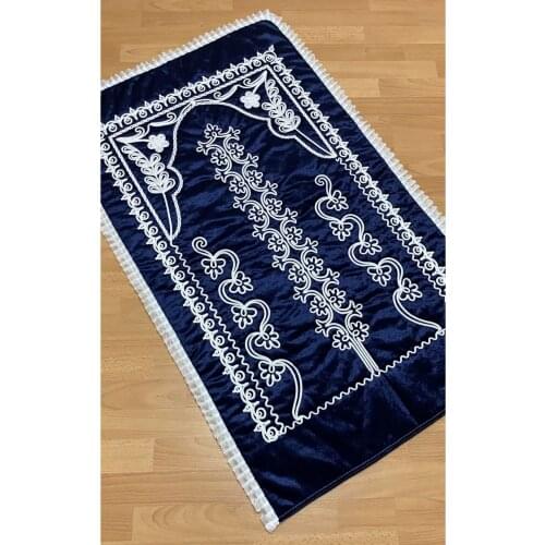 Navy blue Velvet Dowries Bridal Set Prayer rugs