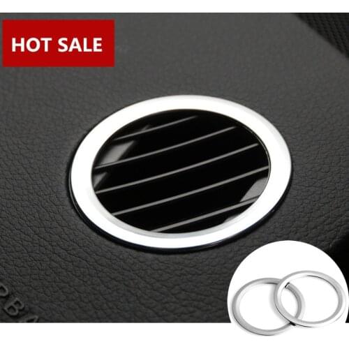 Inner Dashboard Side Air Vent Outlet Cover For Benz ML W166 2012-2015 GL X166 2013-2015 2pcs Car accesories interior Car Trim