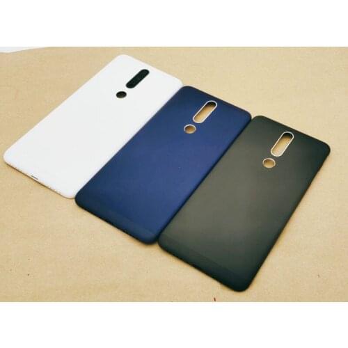 Dual SIM Rear Housing For Nokia 3.1 Plus Battery Cover Metal Back Door Phone Repair Replace Case with Camera Lens