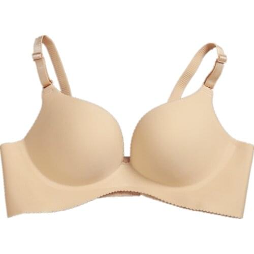 Women Push Up Bra Backless Strapless Deep V Sexy Brassiere Underwear Brand Seamless Large Size C Cup Bras For Women bh