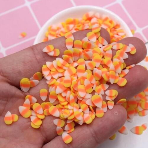 100g/Lot 5mm Ice Cream Clay Slices Soft Sprinkles for DIY Cake Crafts Decoration Accessories