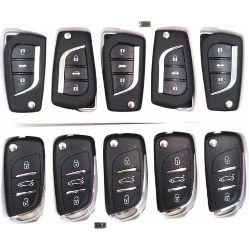 5PCS B11 DS Style 5PCS B13 KEYDIY B Series 3 Button Remote Key for KD900 KD900+ URG200 KD-X2 Key Programmer