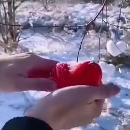 Heart Snowball Maker Clip Kids Plastic Mold Sand Ball Tool Toys Outdoor