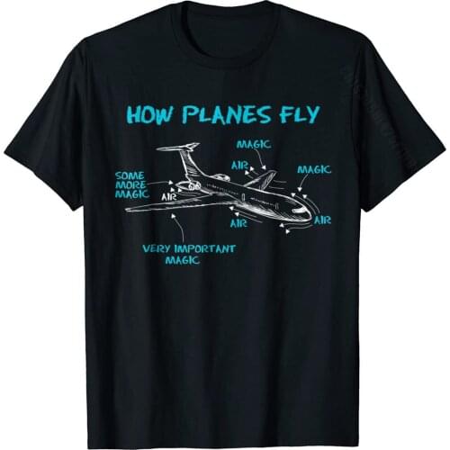 How Planes Fly Funny Aerospace Engineer Engineering T-Shirt Cosie Tshirts Discount Tees Cotton Male Printed