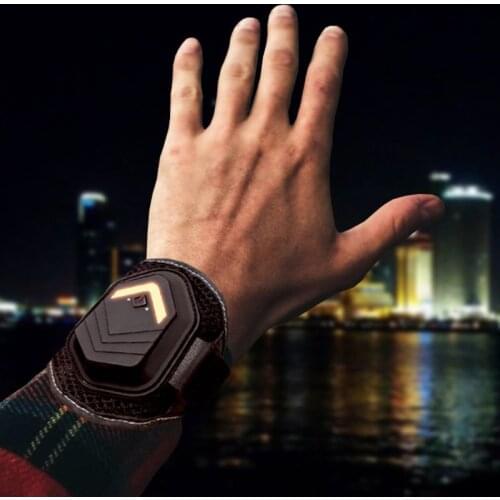 Outdoor Bike Sports Night Running LED Light Safety Turnning Warning Wristband Lamp