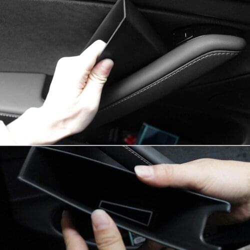 Set of 4 Car Side Door Storage Box for Tesla 2018 Pallets Kit Auto Parts