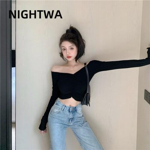NIGHTWA Women's Long Sleeve T-shirts