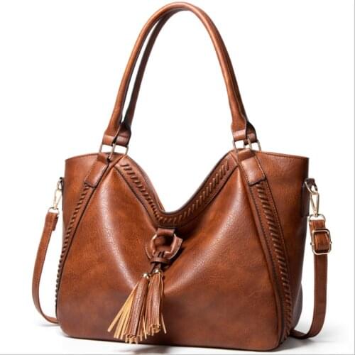 New Arrival Fashion Women Tote Bags Large Capacity Handbags Ladies Crossbody Bag PU Leather Bag