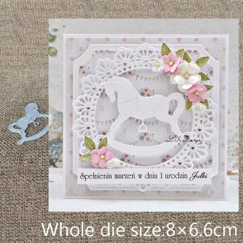 New Design Craft Metal Cutting Die cut die lovely baby Trojan toy scrapbooking Album Paper Card Craft Embossing die cuts