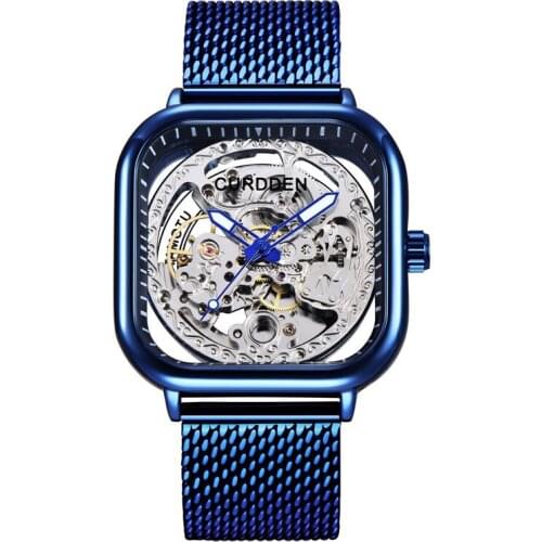 OMYFUN Mens Stainless Steel Watch