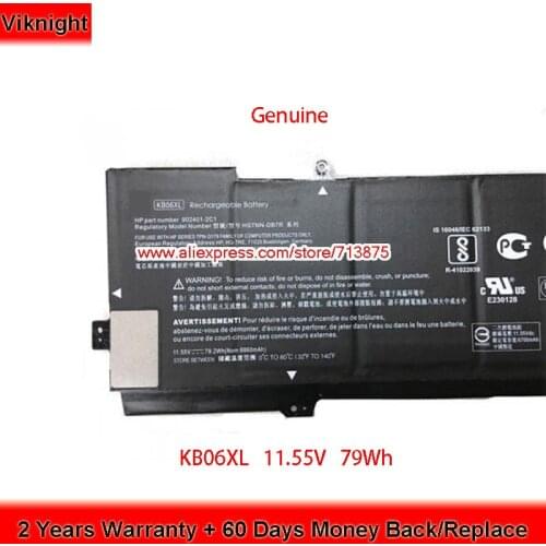 Genuine 11.55V 79Wh KB06XL Battery for HP SPECTRE X360 902499-855 HSTNN-DB7R 902401-2C1 TPN-Q179