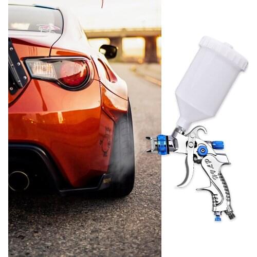 HVLP Gravity Feed Air Spray Gun 1.4/1.7/2mm Nozzles Professional Mini Paint Spray Gun Airbrush For Painting Car Pneumatic Gun