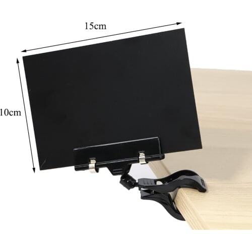 Binding Plastic Clips Clamps Sign Clip Holder For Price Display Paper Holder For Supermarket Price Display Pos Shelf Label Clip