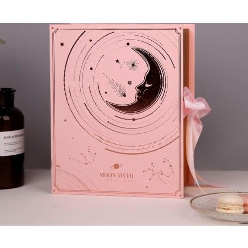 Valentines Day lipstick gift box birthday party favors moon Creative book gift box packaging paper box подарочная упаковка 1pcs