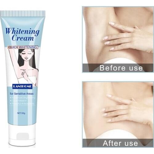 Underarm Beauty Cream Whitening Cream Bleaching Face Body Lightening Cream Leg Knees Private Parts Body White Moisturizing TSLM1