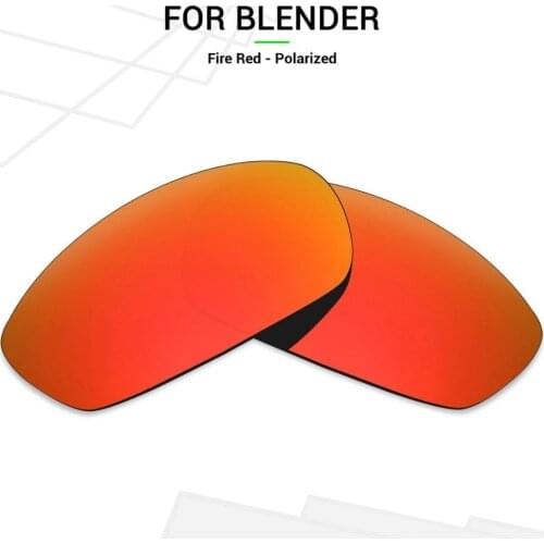 Mryok POLARIZED Replacement Lenses for Oakley Blender Sunglasses Fire Red