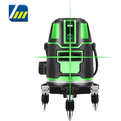 360 Laser Level Green Self-Leveling Horizontal And Vertical Cross 2 3 5 Lines Laser Leveling Device Tools with Box Dropshipping