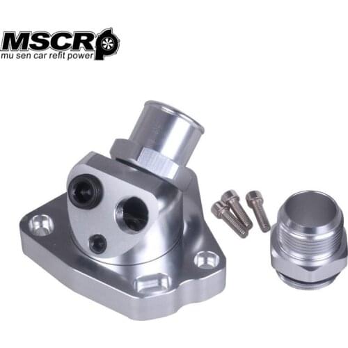 Silver Swivel Neck Thermostat Housing for K Series K20 K24 radiator hose k swap