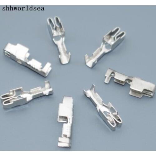 Shhworldsea 25/100/500PCS BX2024-2 auto insurance tablets fuse box terminal Terminal BX2091 trumpet Line Protection Insurance