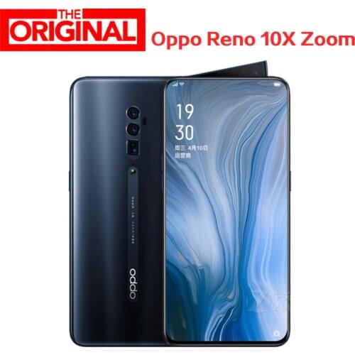 DHL Fast Delivery Oppo Reno 10x zoom Cell Phone Snapdragon 855 6.6" IPS 2340X1080 8GB RAM 256GB ROM 48.0MP Slide Camera NFC