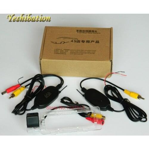 Yeshibation Wireless RearView Camera For Subaru WRX 2014 2015 HD CCD Night Vision Parking Camera Wireless Transmitter