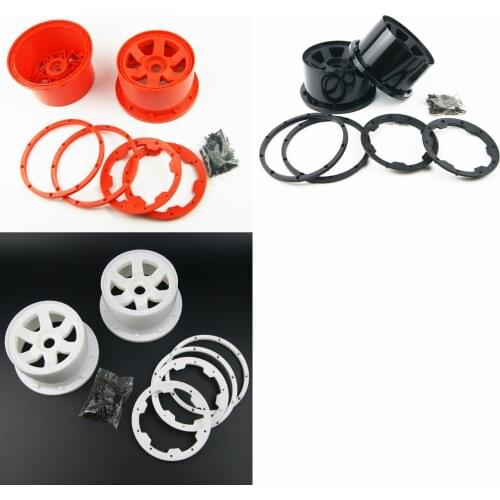 Rear Wheels bead locks For Rovan KM HPI Baja 5b 5T SS Buggy Truck