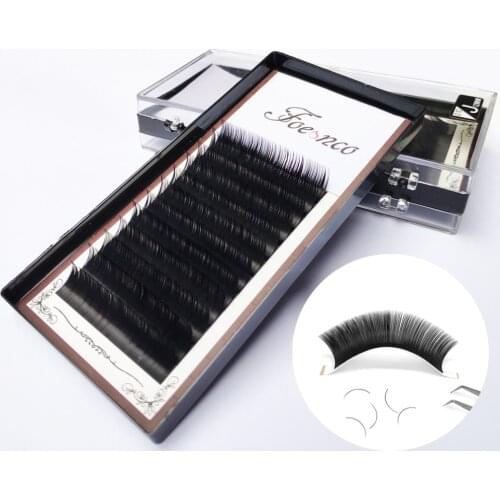 12Rows Faux Lash Individual Eyelash Extension Lashes Maquiagem Cilios for Professionals Soft Natural Eyelash Extension