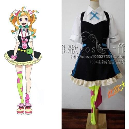 2016 Kiznaiver Niiyama Niko School Uniform Cosplay Costume Dress