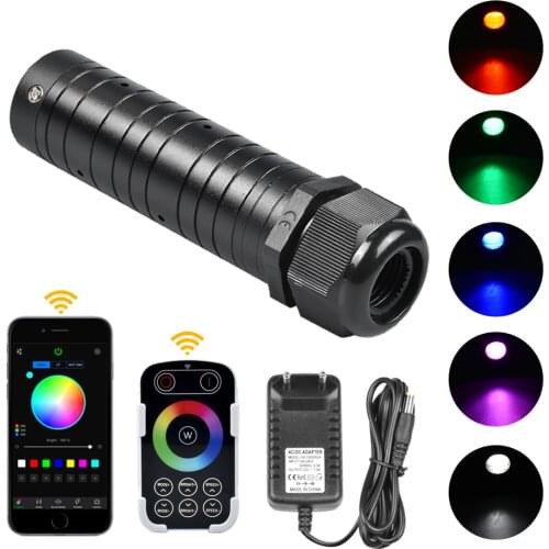 6W Bluetooth App Control RGBW LED Fiber Optic Light Engine with Touch Remote
