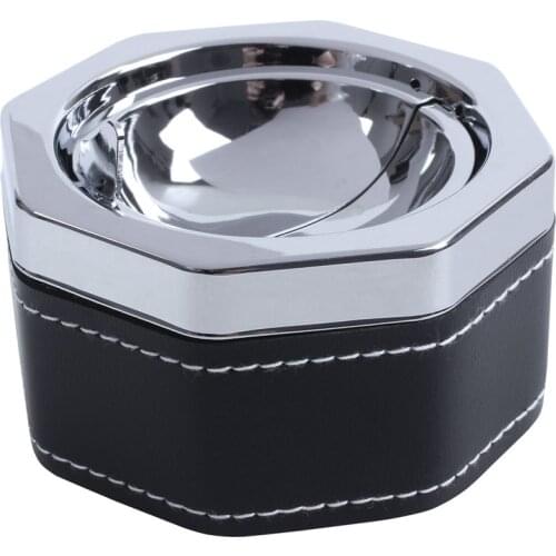 Promotion! Octagon Shaped Metal Cigarette Cigar Ash Tray Ashtray