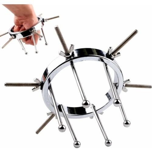 Metal Adjustable Huge Anal Toy Extreme Vagina Anus Dilator Vaginal Speculum Big Butt Plug Adult Erotic Sex Toys For Men Women