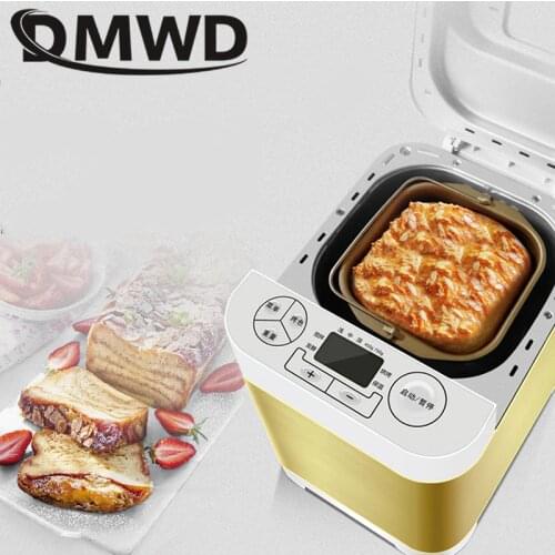 DMWD Automatic Multifunction Bread Maker Intelligent Breakfast Toast Baking Machine Cake Toaster Yogurt Fermenter Dough Mixer EU